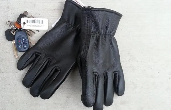 Alpaca Knit-Lined Genuine Cowhide Leather Gloves to XXL Sizes