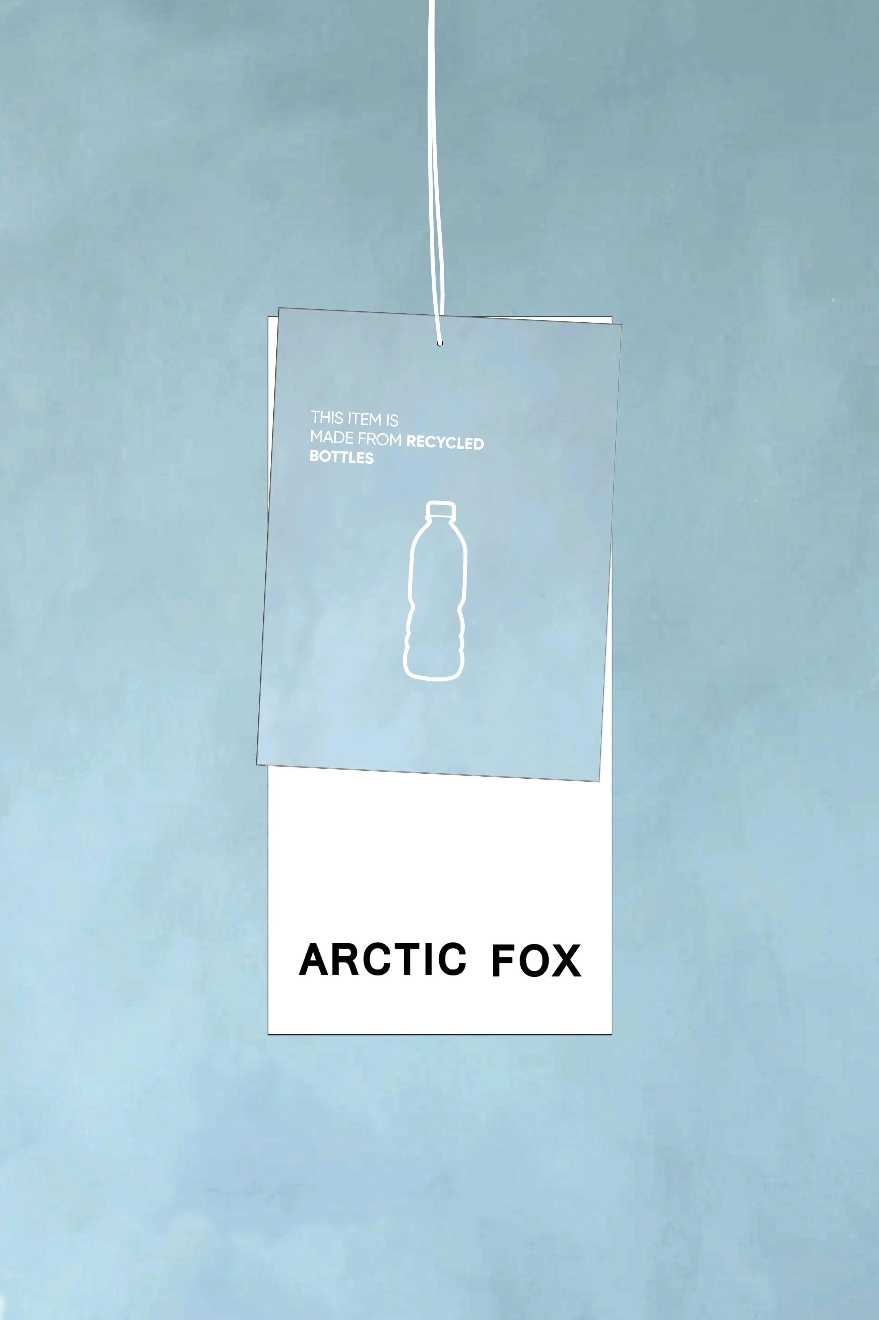 ARCTIC FOX & CO. - The Recycled Bottle Hooded Scarf - Arctic Grey - AW24