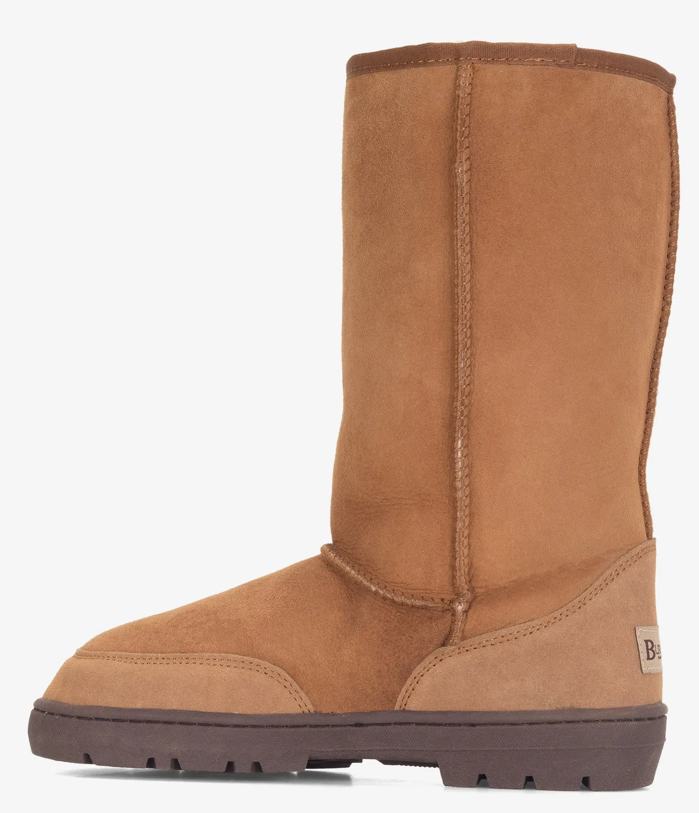 Burleigh Tall Twinface Sheepskin Rugged Sole Boot - Women