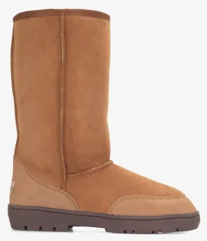 Burleigh Tall Twinface Sheepskin Rugged Sole Boot - Women