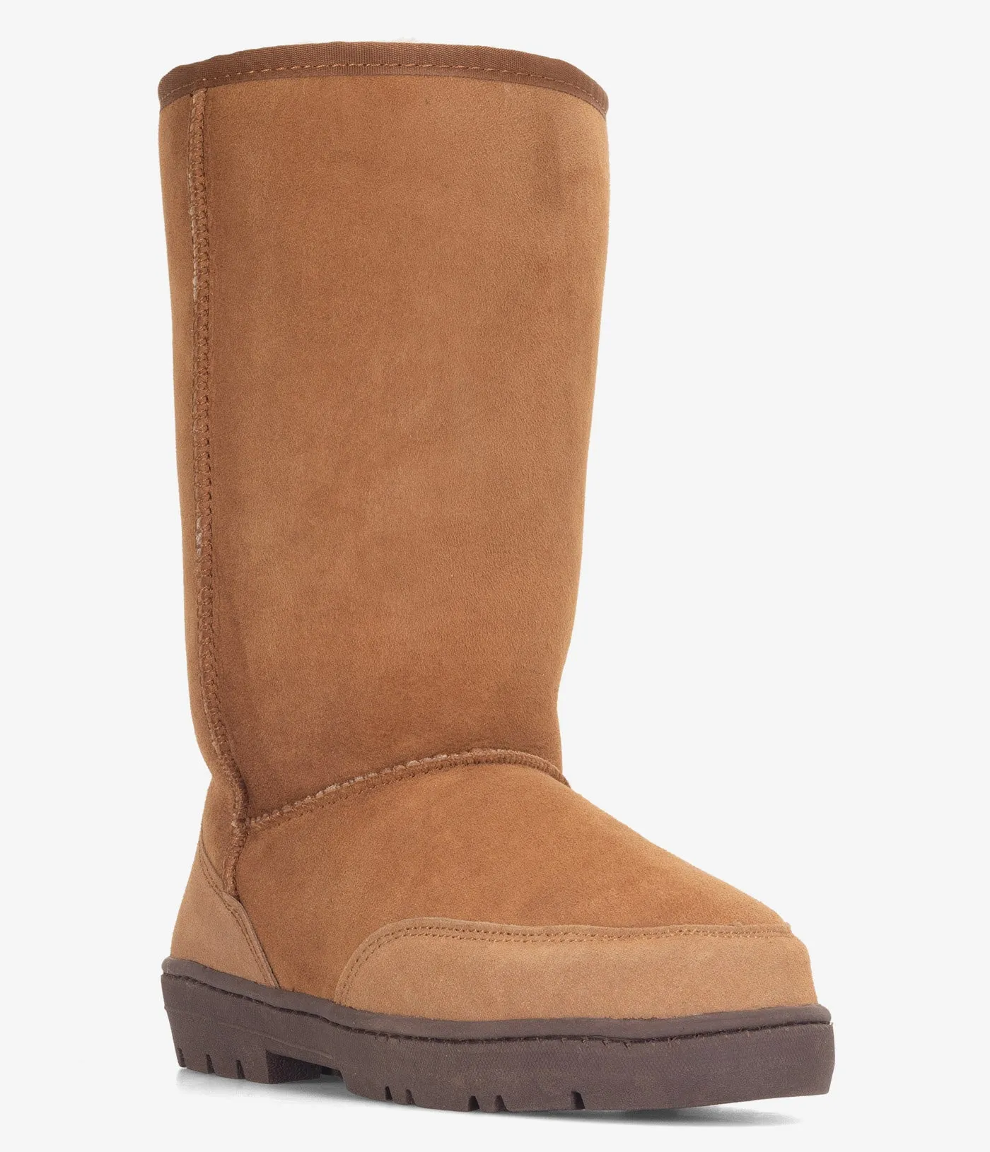 Burleigh Tall Twinface Sheepskin Rugged Sole Boot - Women