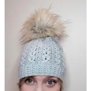 Cashmere pompom toque {knitting pattern}