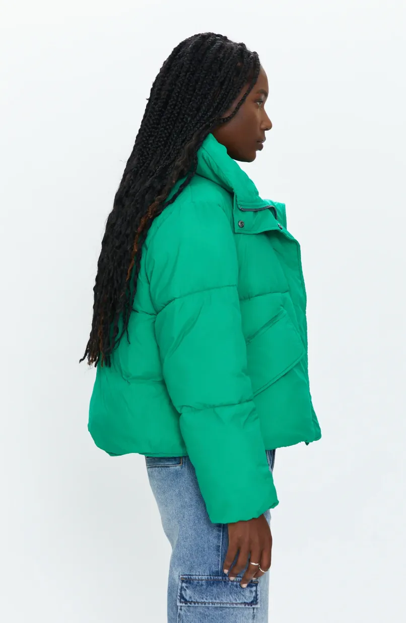 Donovan Swing Puffer Jacket ~ Evergreen