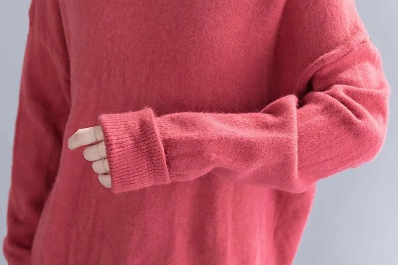 Long Sleeve High Neck Sweater