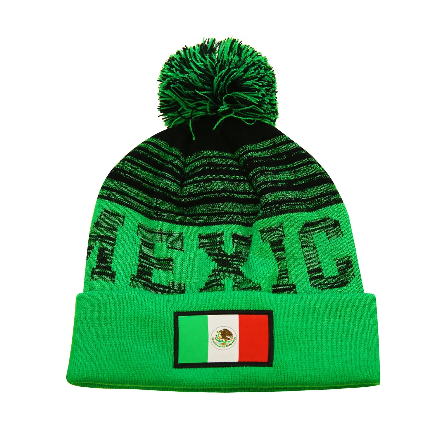 Mexico Adult Shade Unisex Pom Beanie