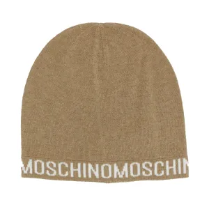 Moschino Hat Beige Wool Cashmere - Women Collection SALE