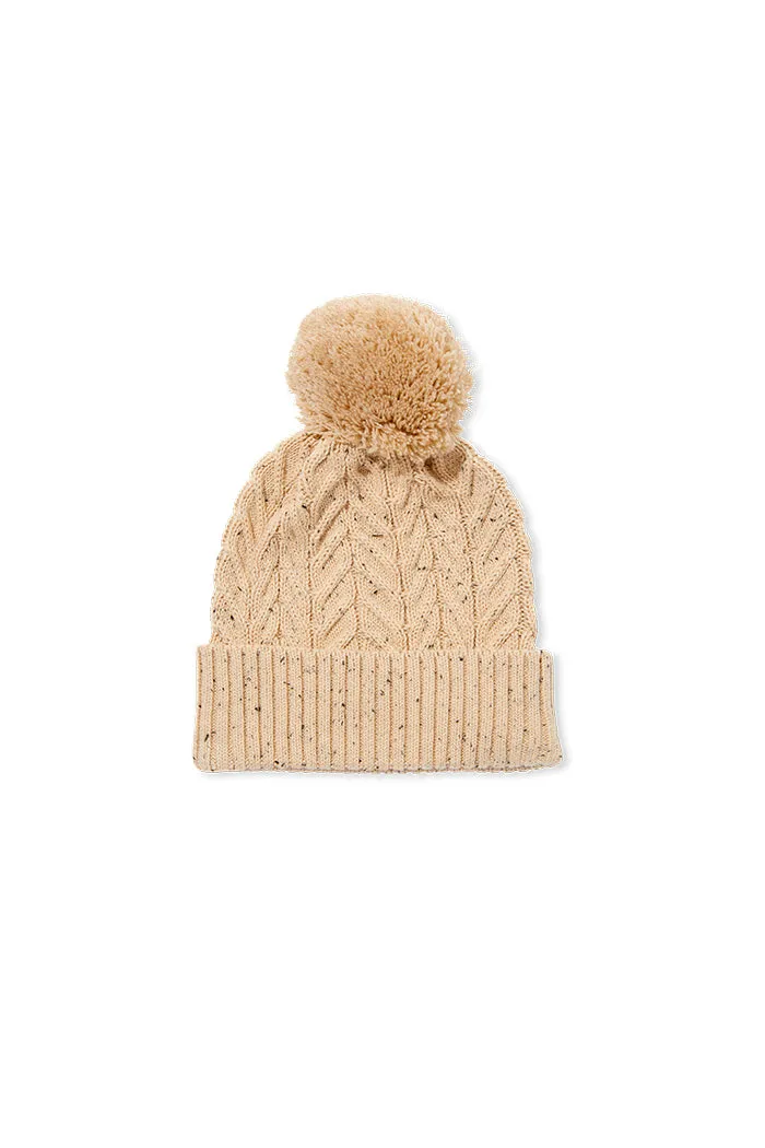 Natural Fleck Beanie