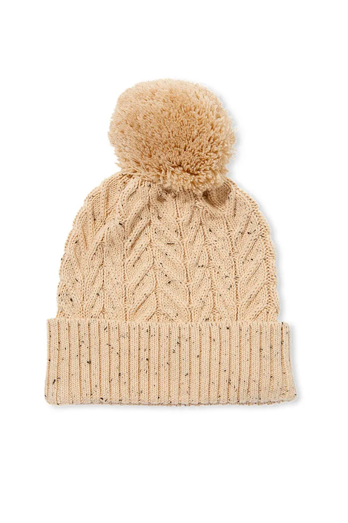 Natural Fleck Beanie