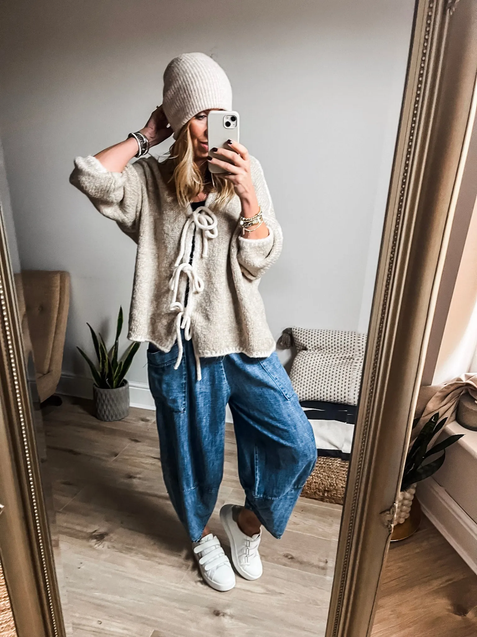 Perfect Everyday Denim Balloon Pants