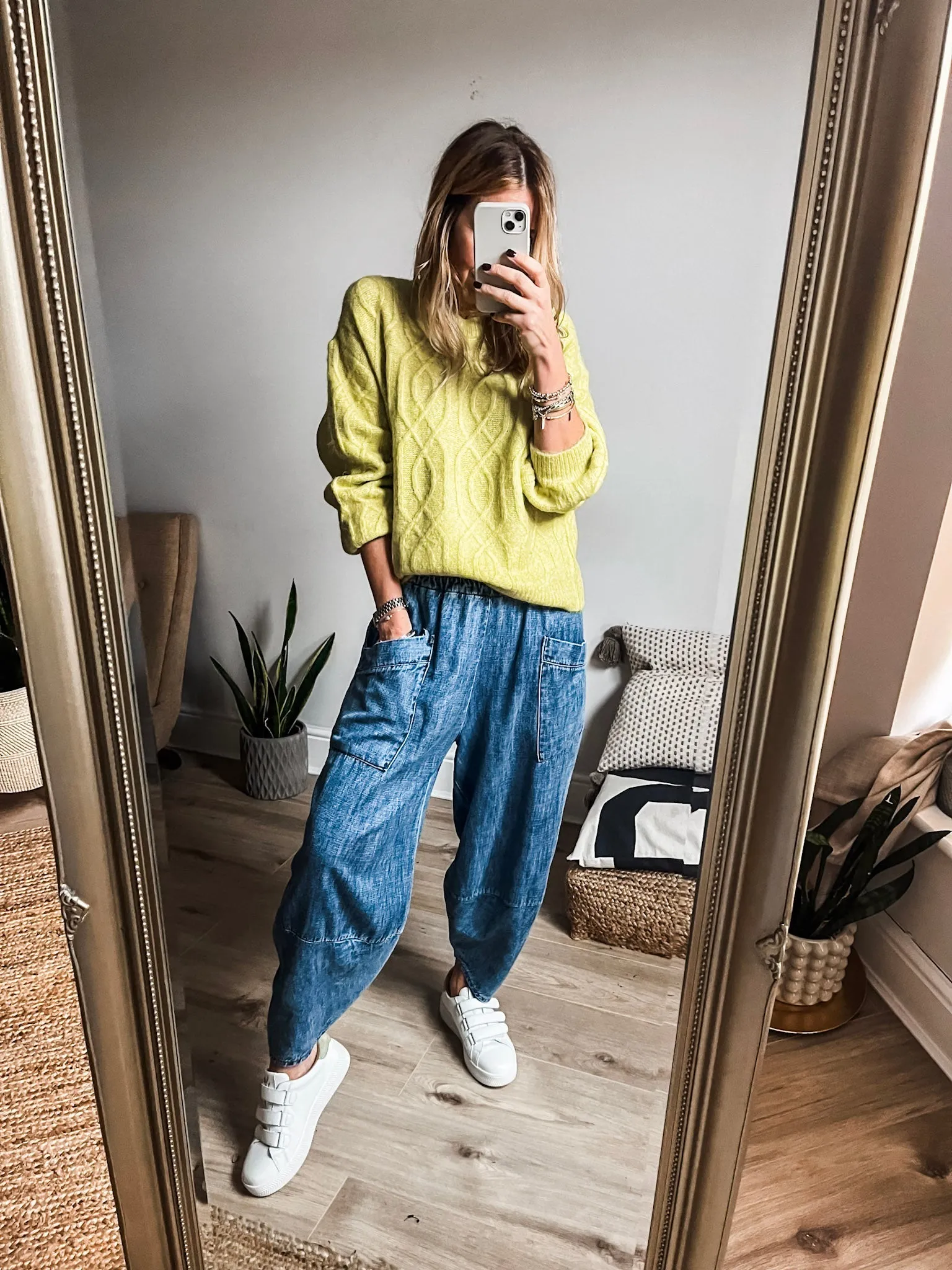 Perfect Everyday Denim Balloon Pants