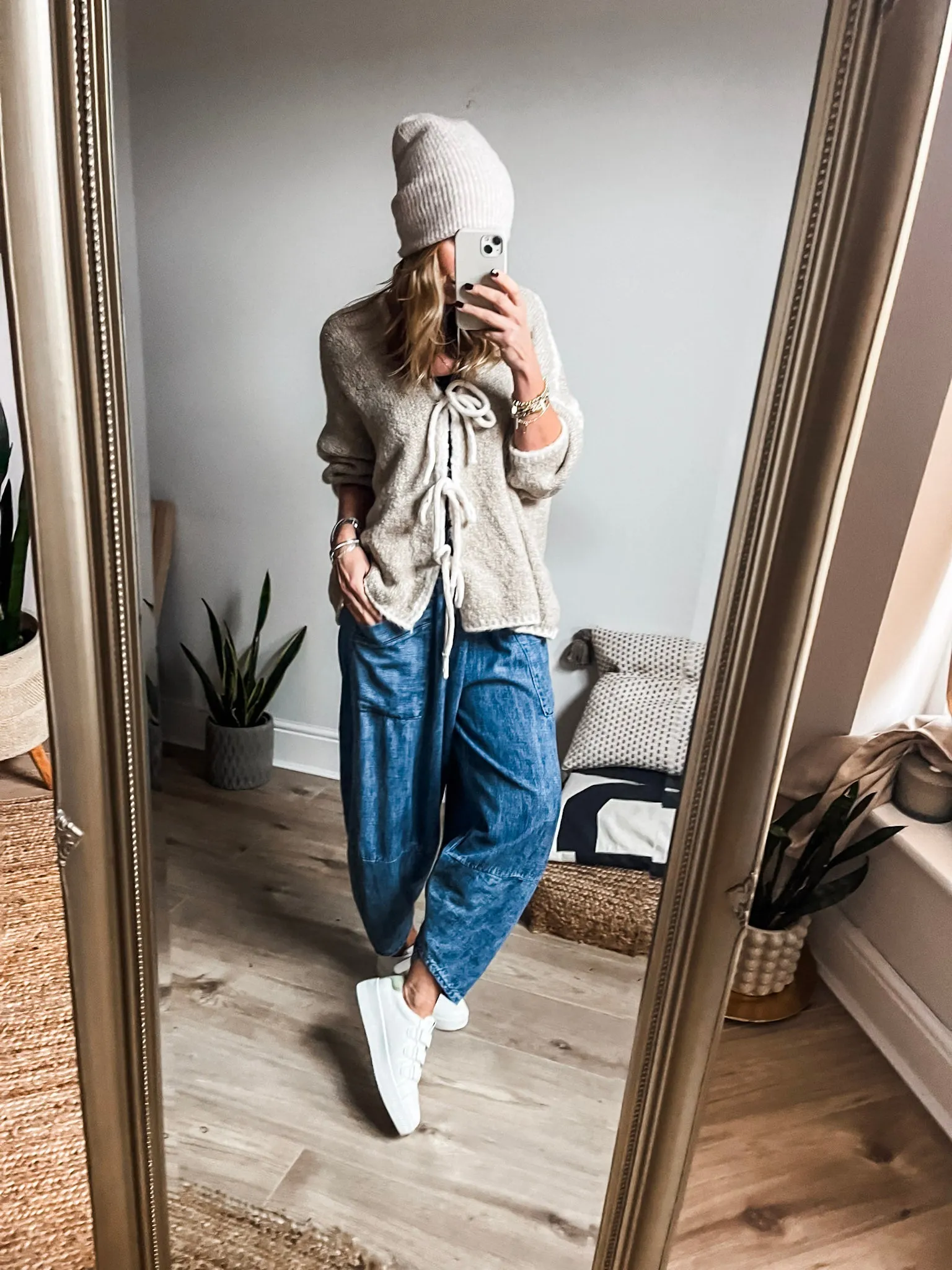 Perfect Everyday Denim Balloon Pants