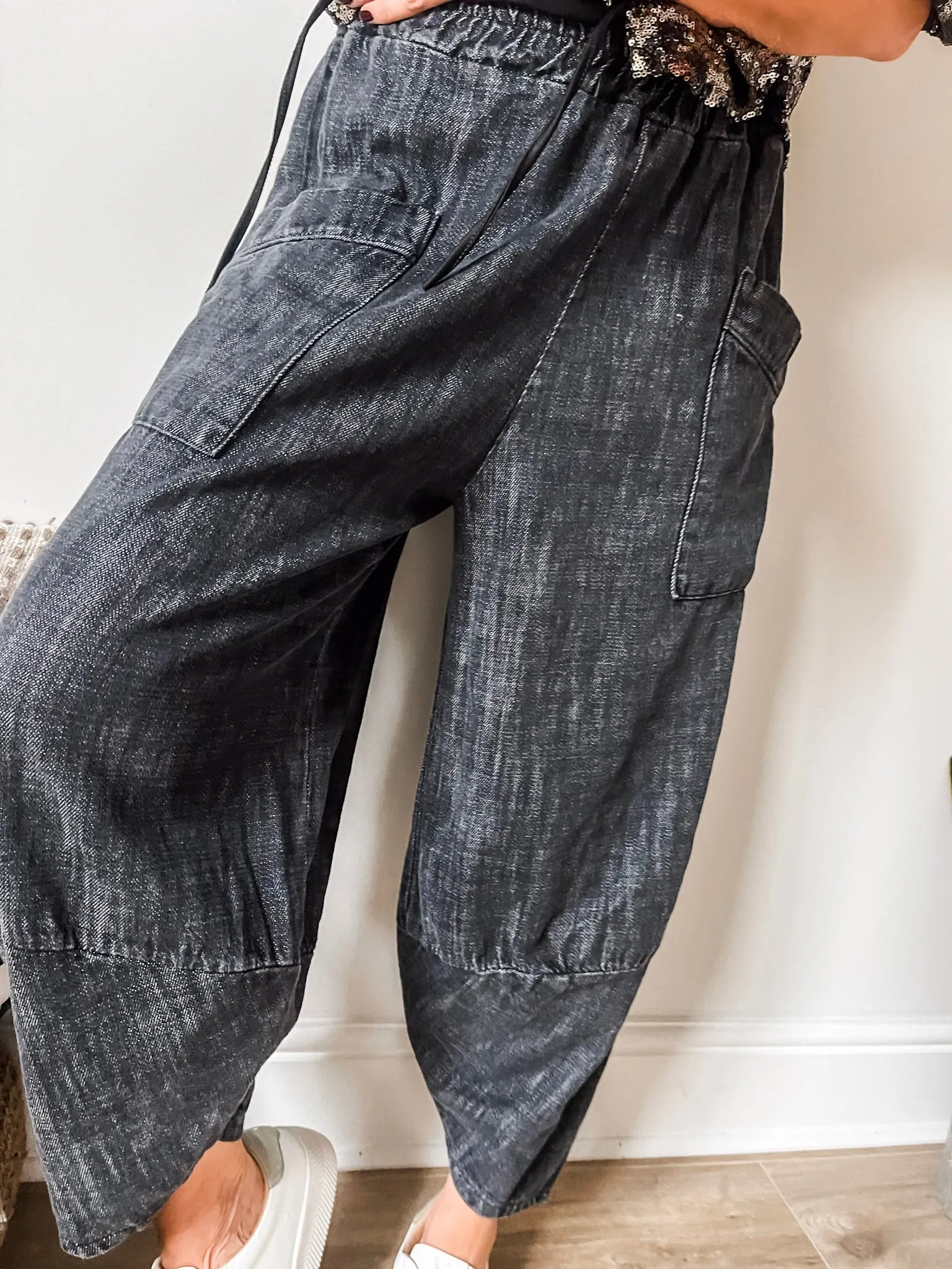 Perfect Everyday Denim Balloon Pants