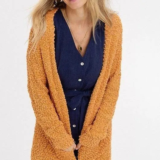 Popcorn Open Cardigan