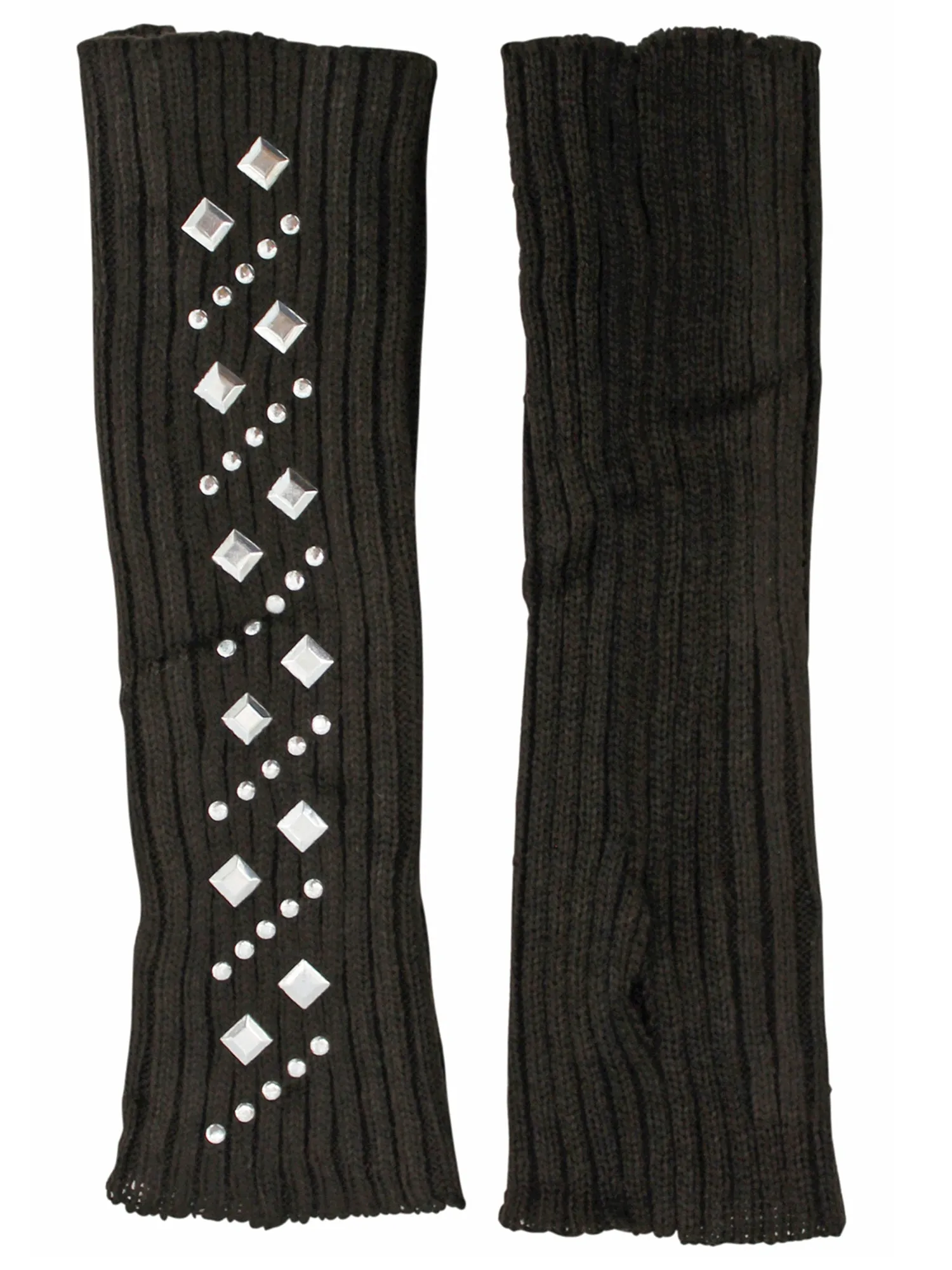 Studded Knit Arm Warmers