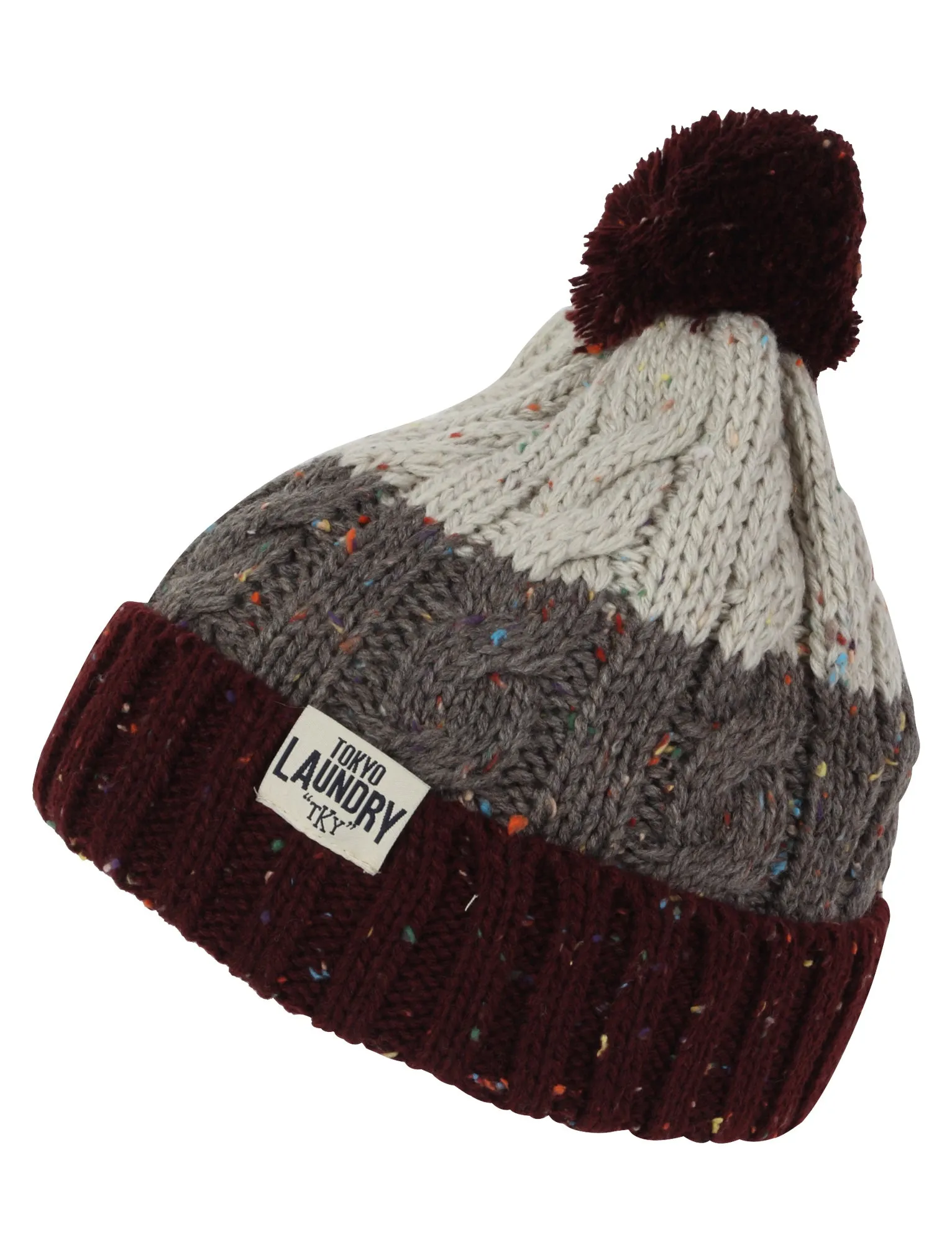 Tokyo Laundry Enstone Knitted Bobble Hat