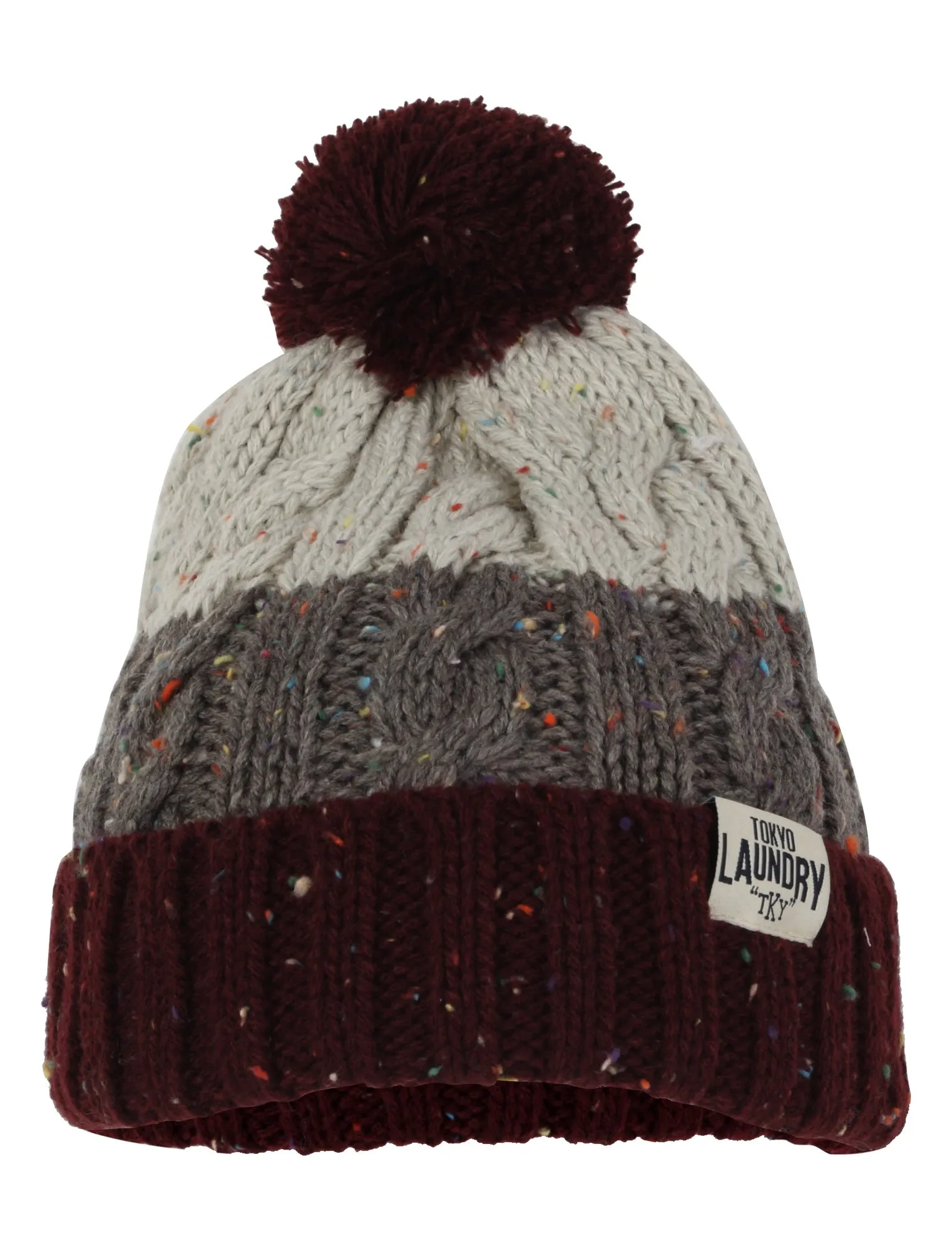 Tokyo Laundry Enstone Knitted Bobble Hat