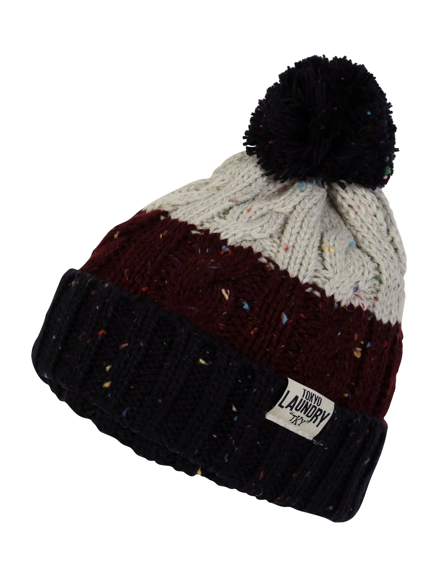 Tokyo Laundry Enstone Knitted Bobble Hat