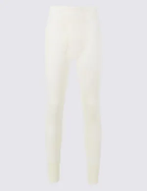 Wool Blend Thermal Long Pants